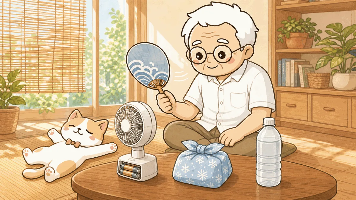 猛暑の停電と高齢者の熱中症対策